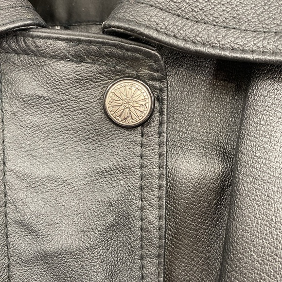 Wilsons The Leather Experts Anorak Coat Jacket Womens Size‎ XL Black Full Zip - Picture 9 of 16